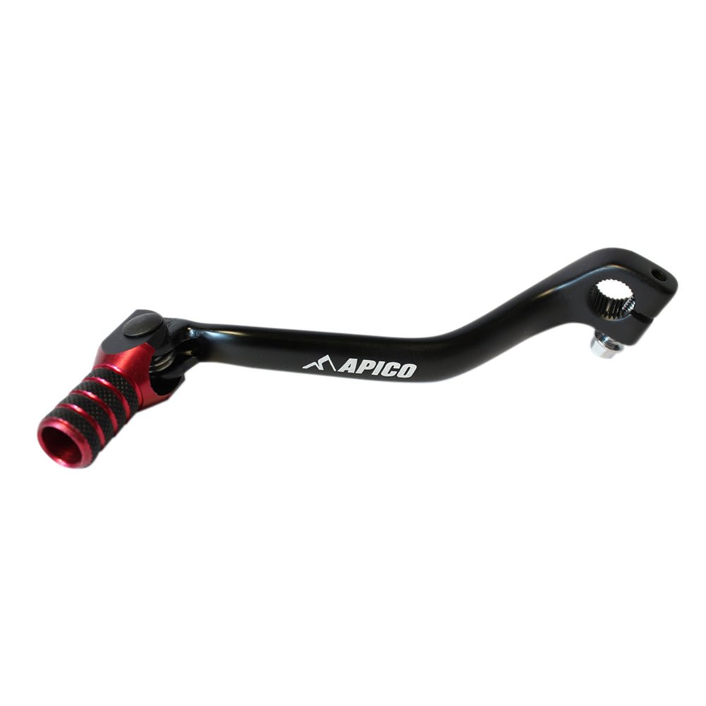 APICO GEAR PEDAL ELITE HONDA CR250 87 - 03 CR500 84 - 01 BLACK/RED - ACE Race Shop