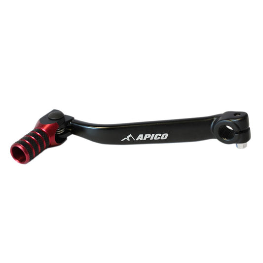 APICO GEAR PEDAL ELITE HONDA CR80 - 85 91 - 07 BLACK/RED - ACE Race Shop