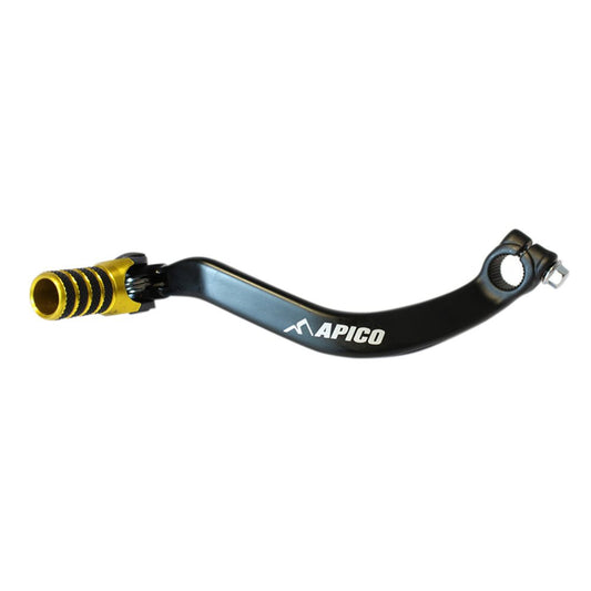 APICO GEAR PEDAL ELITE SUZUKI RM250 01 - 08 BLACK/YELLOW - ACE Race Shop