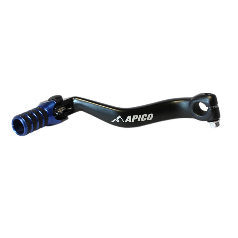 APICO GEAR PEDAL ELITE YAMAHA YZ125 96 - 04, YZ250 89 - 04, YZ60/80/85 81 - 23 BLACK/BLUE - ACE Race Shop