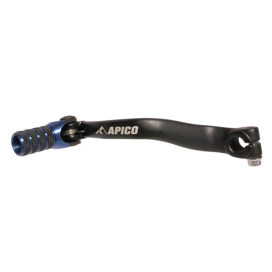 APICO GEAR PEDAL ELITE YAMAHA YZ65 18 - 23 BLACK/BLUE - ACE Race Shop