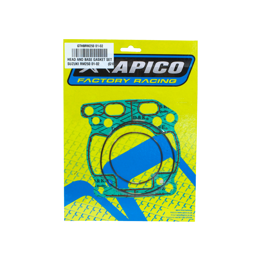 APICO HEAD AND BASE GASKET SET SUZUKI RM250 01 - 02 - ACE Race Shop