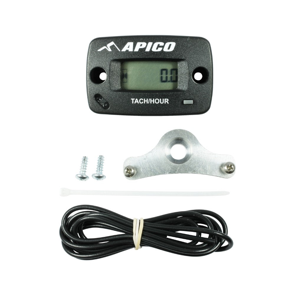 APICO HOUR/TACH METER INCLUDING BRACKET - ACE Race Shop