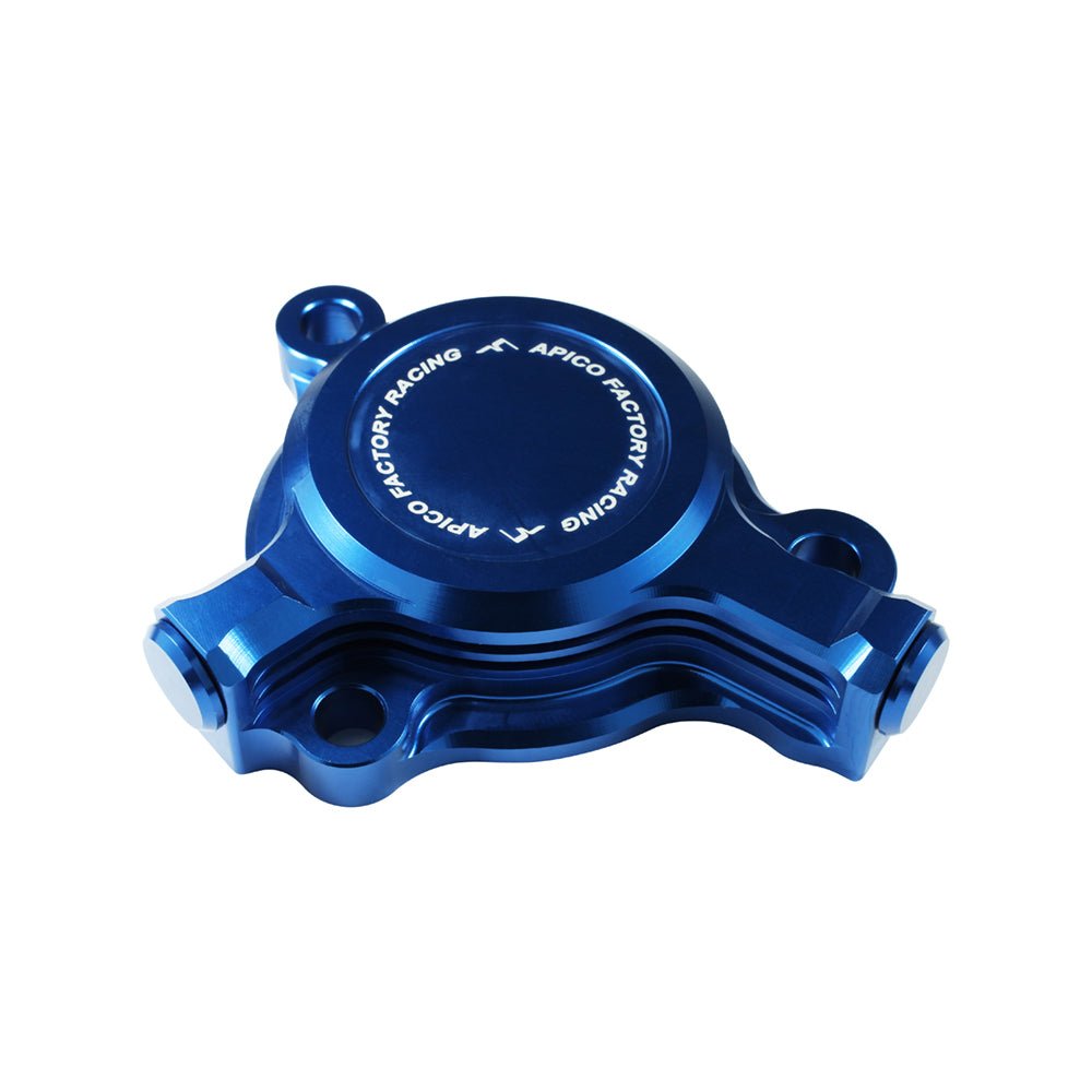 APICO OIL FILTER COVER YAMAHA YZ250F 03 - 13, YZ450F 03 - 09, WR250F 03 - 14, WR450F 03 - 15 BLUE - ACE Race Shop