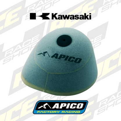 APICO PRE - OILED AIR FILTER FOR KAWASAKI KX65 00 - 26 - ACE Race Shop