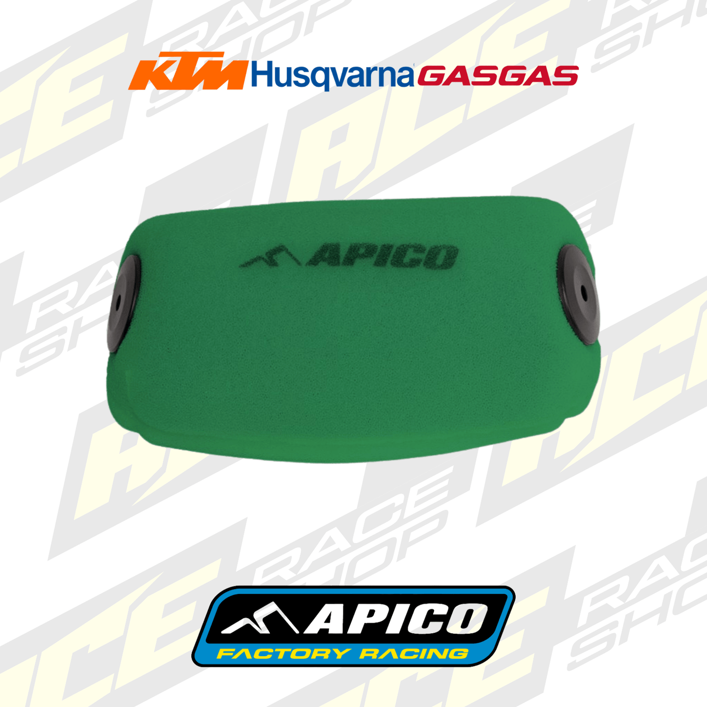 APICO PRE - OILED AIR FILTER FOR KTM/HUS/GAS SX50 24 - 26, TC50 24 - 26, MC50 24 - 26 - ACE Race Shop