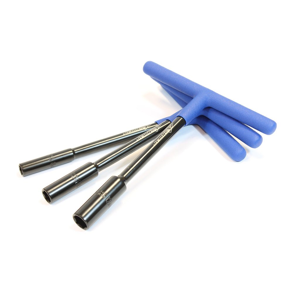 APICO T - BAR PREMIUM BLACK/BLUE 8,10,12MM - ACE Race Shop