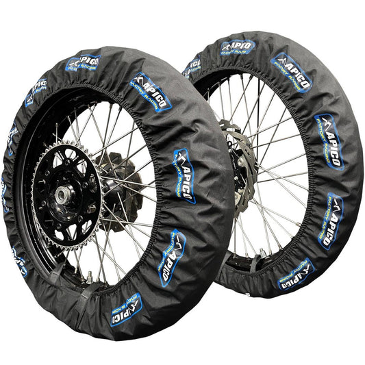 APICO TYRE COVER SET 21" FRONT & 18"/19" REAR - ACE Race Shop