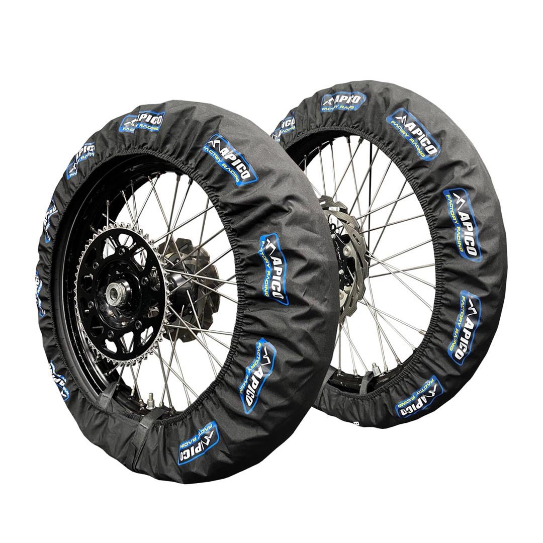 APICO TYRE COVER SET YOUTH 17"/19" FRONT & 14"/16" REAR - ACE Race Shop