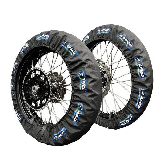 APICO TYRE COVER SET YOUTH 17"/19" FRONT & 14"/16" REAR - ACE Race Shop