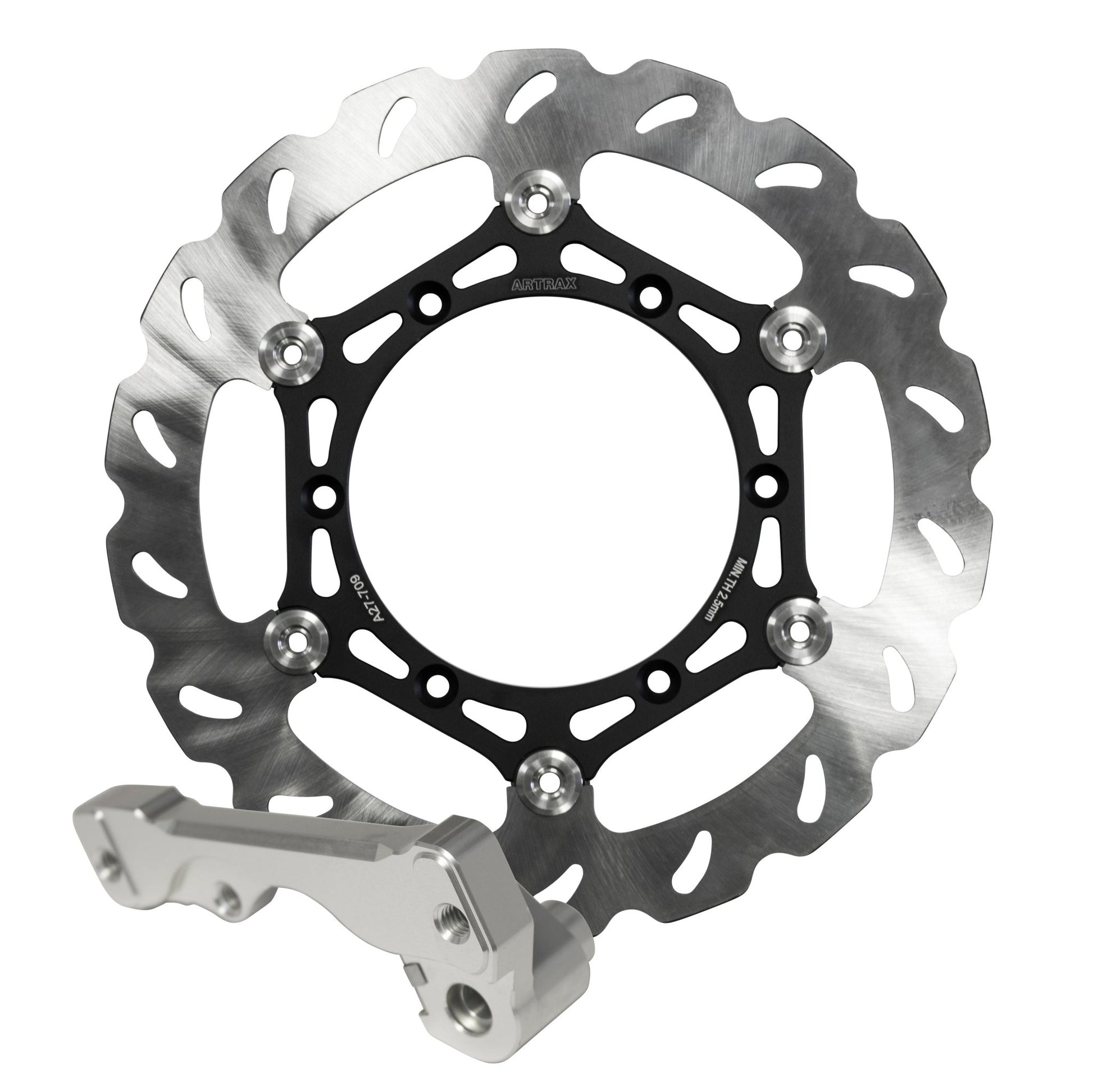 ARTRAX BRAKE DISC ARTRAX FRONT KAWASAKI/SUZUKI KX250F 04 - 05, RM - Z250 04 - 06 INC ADAPTOR 270MM - ACE Race Shop