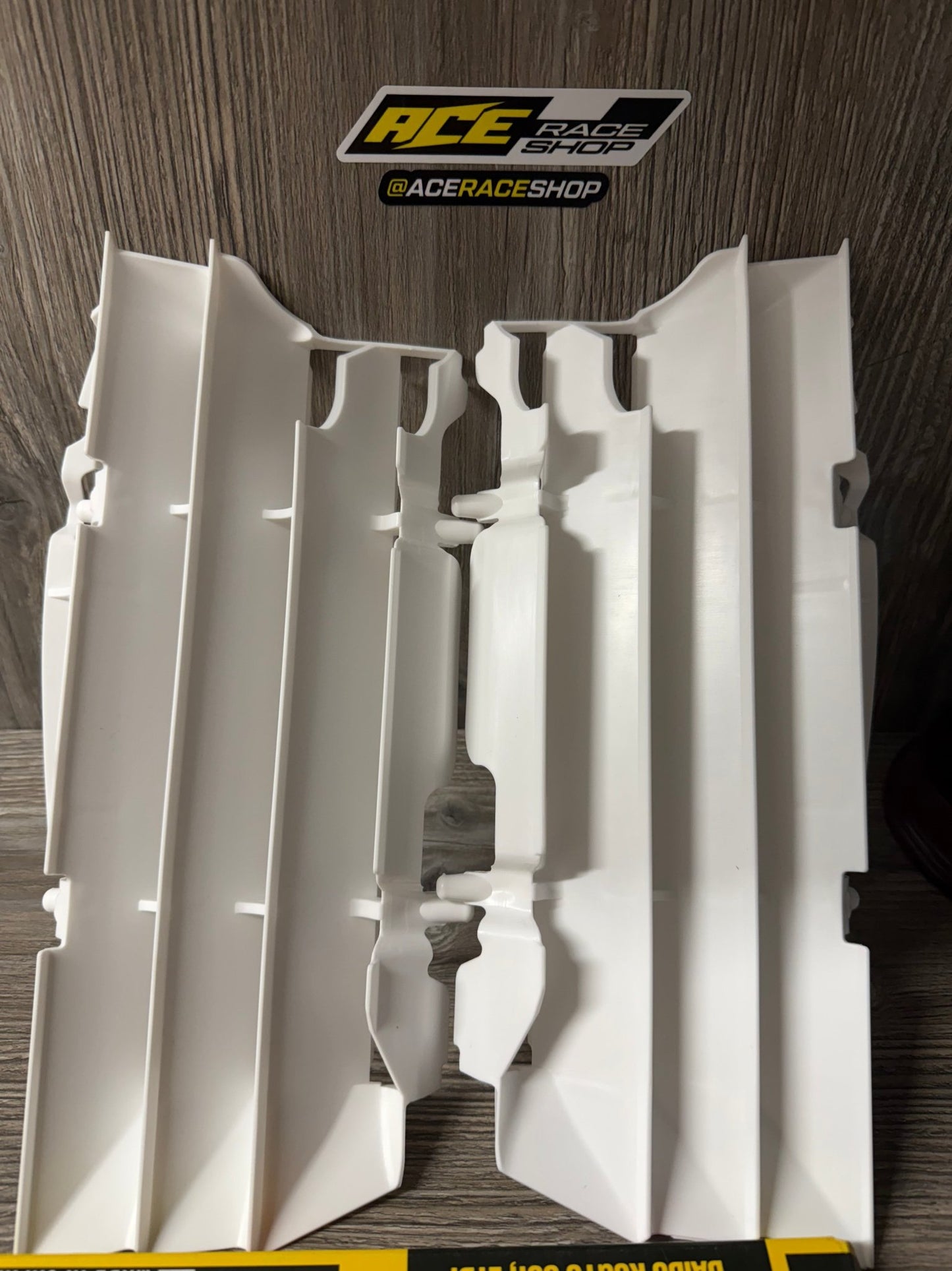 BETA RR OEM RADIATOR LOUVER PAIR WHITE 24 - 26 - ACE Race Shop