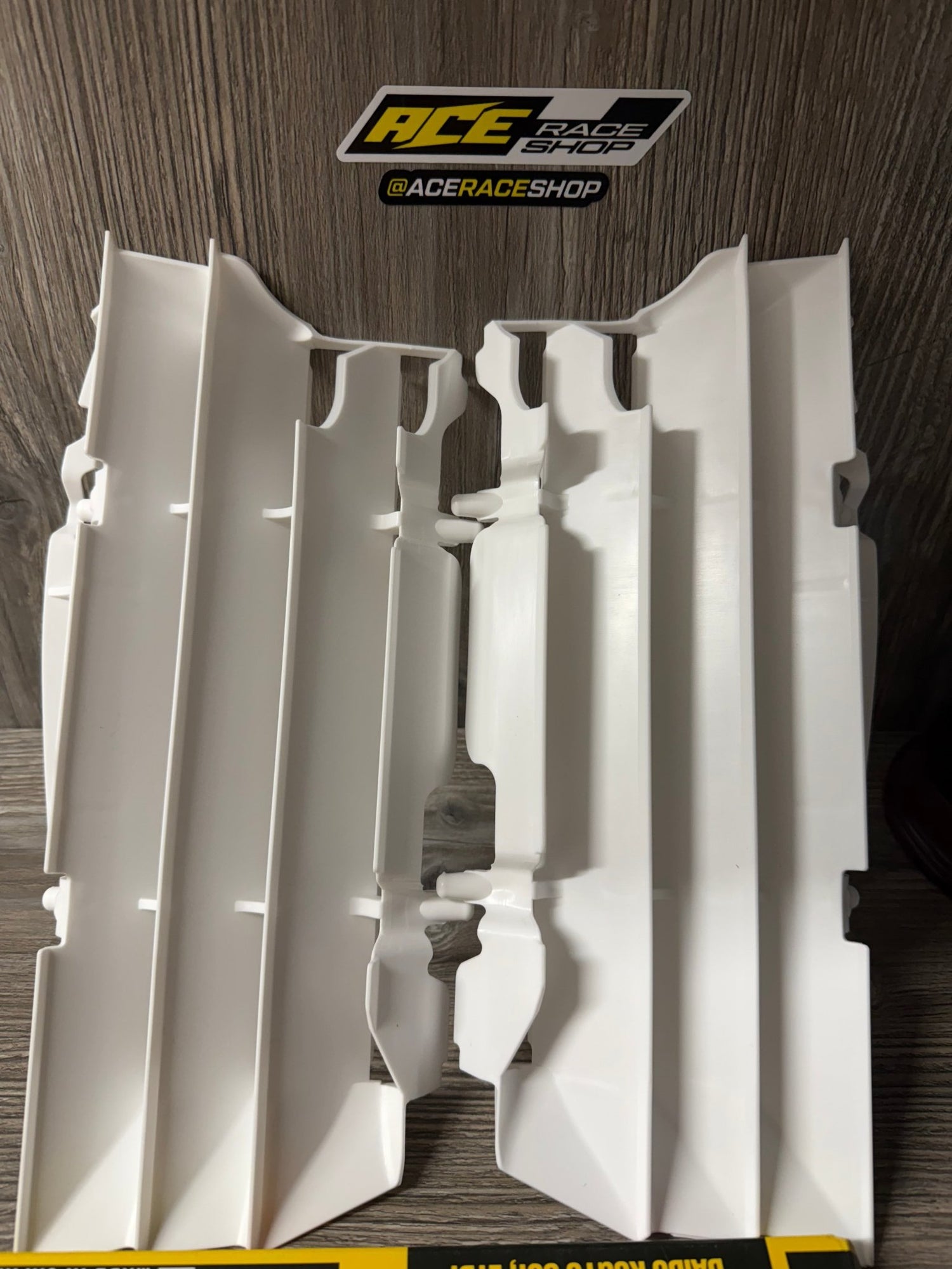 BETA RR OEM RADIATOR LOUVER PAIR WHITE 24 - 26 - ACE Race Shop