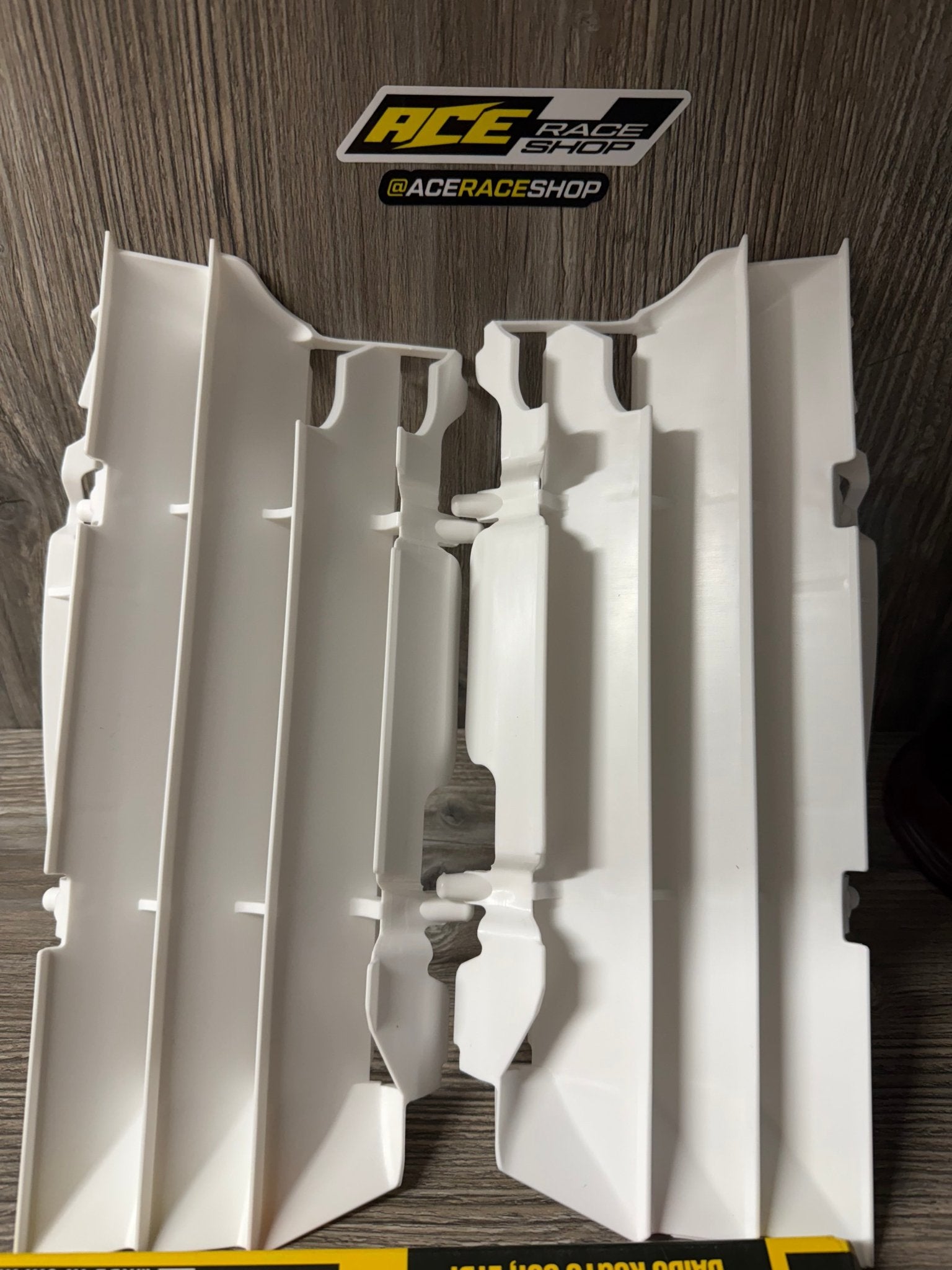BETA RR OEM RADIATOR LOUVER PAIR WHITE 24 - 26 - ACE Race Shop