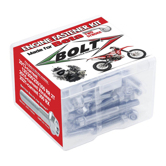 BOLT ENGINE FASTENER KIT BETA 125 - 300RR 13 - 23, X - TRAINER 250 - 300 15 - 23 - ACE Race Shop