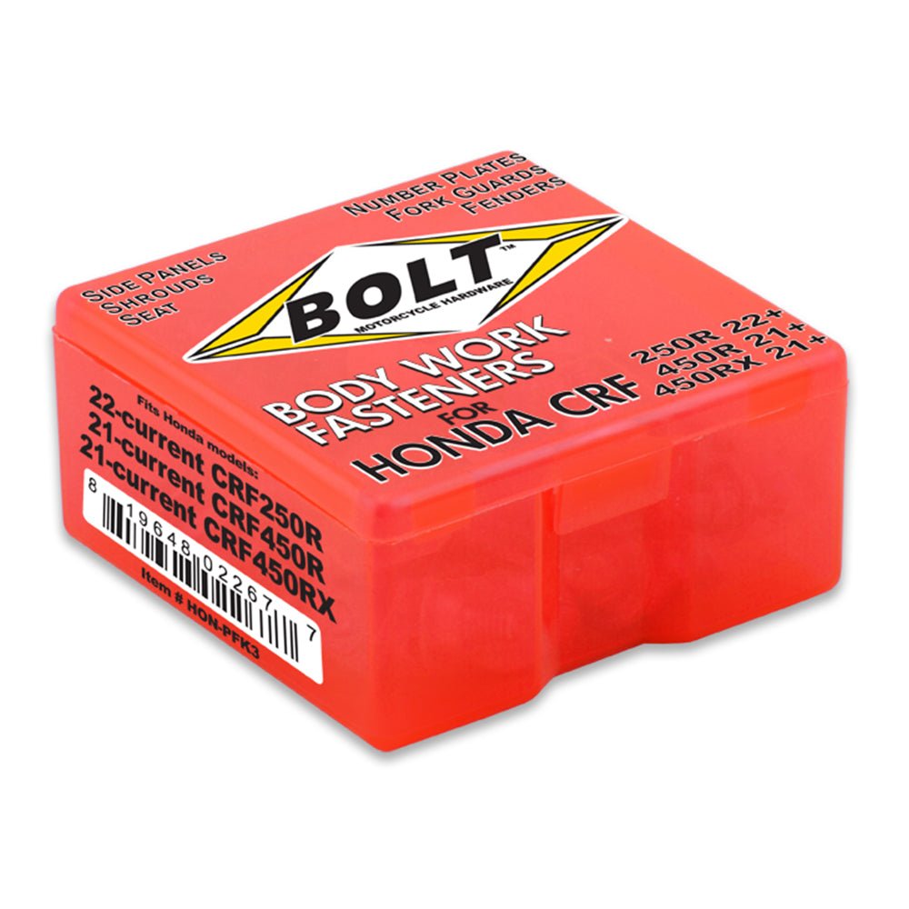 BOLT PLASTIC FASTENER KIT HONDA CRF250R/RX 22 - 23, CRF450R/RX 21 - 23 - ACE Race Shop