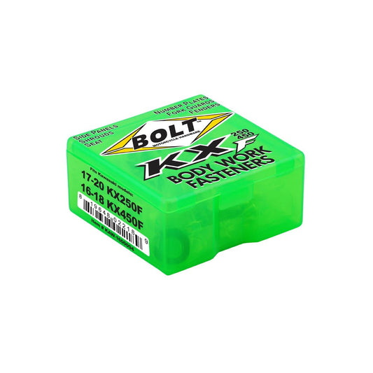 BOLT PLASTIC FASTENER KIT KAWASAKI KX250F 17 - 20, KX450F 16 - 20 - ACE Race Shop