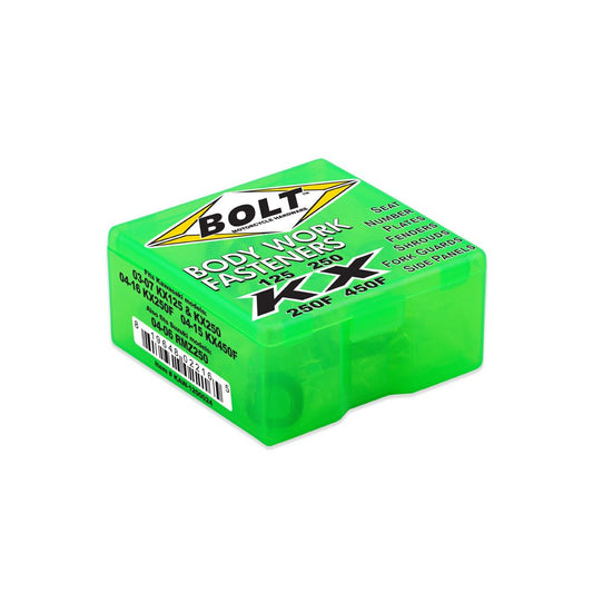 BOLT PLASTIC FASTENER KIT KAW/SUZ KX125 - 250 03 - 08, KX250F 04 - 16, KX450F 06 - 15 (R) - ACE Race Shop