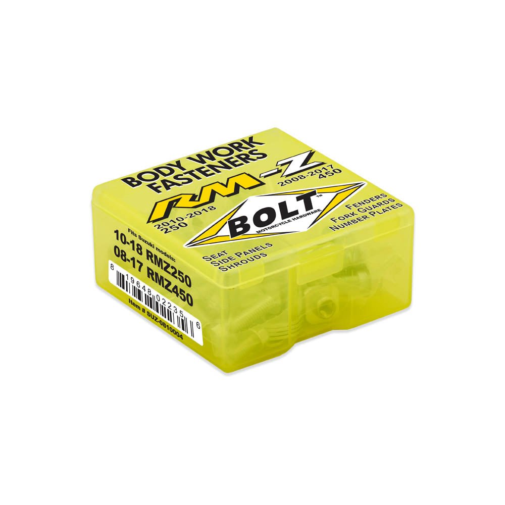 BOLT PLASTIC FASTENER KIT SUZUKI RM - Z250 10 - 18, RM - Z450 08 - 17 - ACE Race Shop