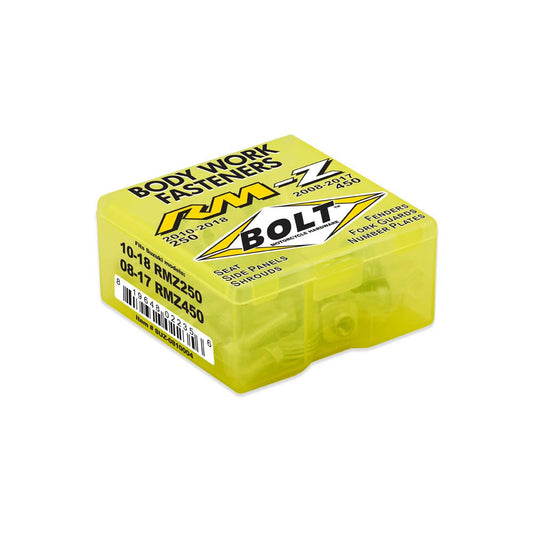 BOLT PLASTIC FASTENER KIT SUZUKI RM - Z250 10 - 18, RM - Z450 08 - 17 - ACE Race Shop