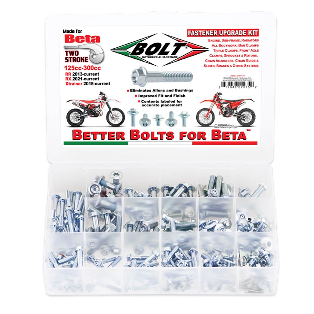 BOLT PRO PACK FASTENER KIT BETA 125 - 300RR, X - TRAINER 250 - 300 13 - 23 (R) - ACE Race Shop