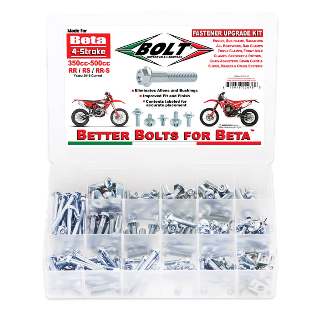 BOLT PRO PACK FASTENER KIT BETA 350 - 500RR 4T 15 - 23 (R) - ACE Race Shop