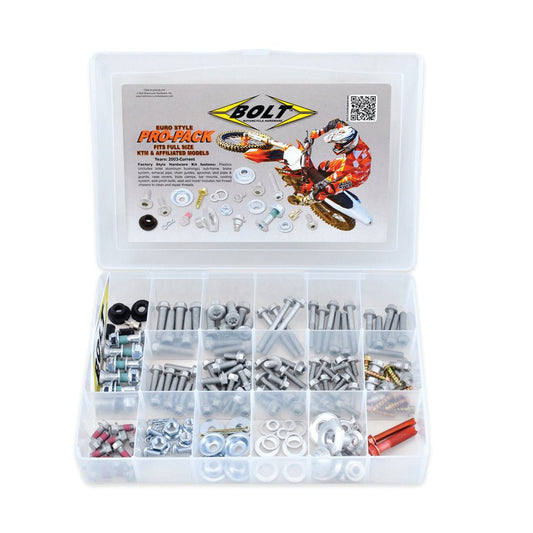 BOLT PRO PACK FASTENER KIT EURO STYLE - ACE Race Shop