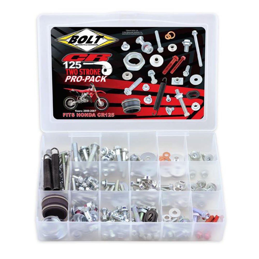 BOLT PRO PACK FASTENER KIT HONDA CR125 00 - 07 - ACE Race Shop