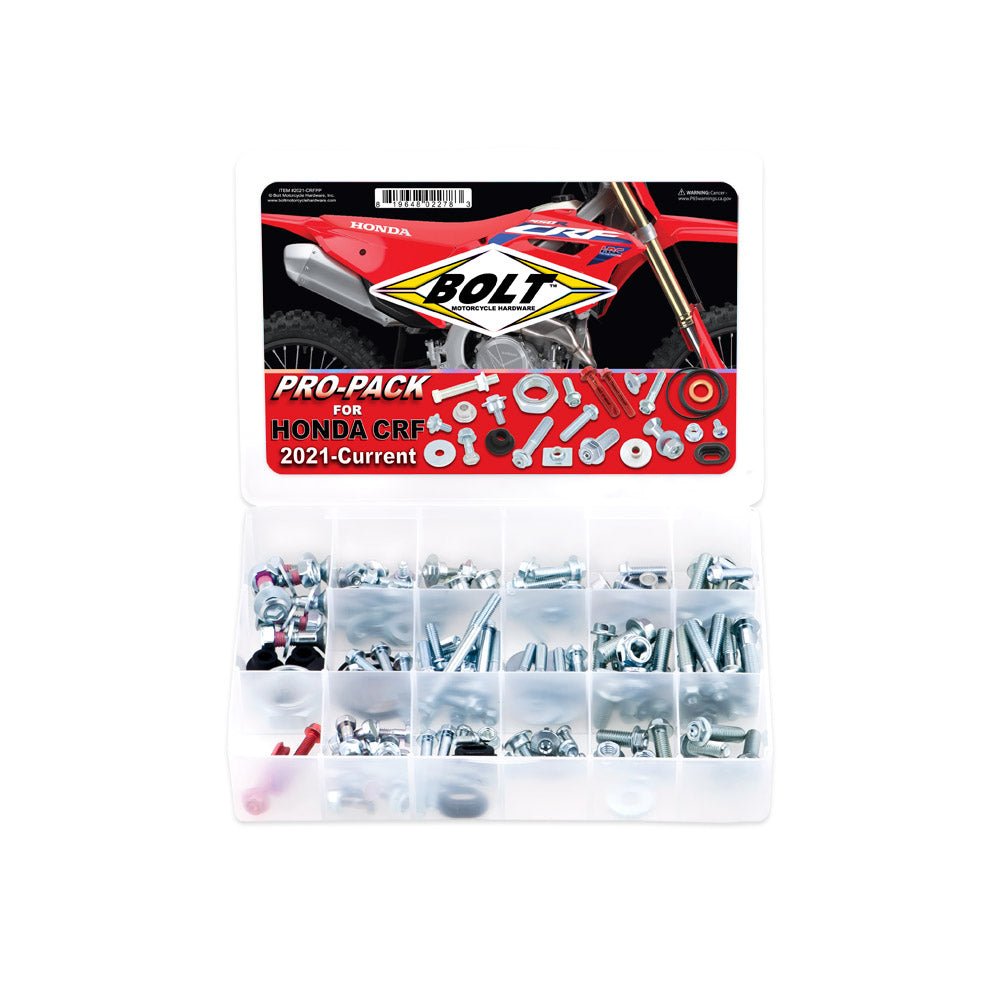 BOLT PRO PACK FASTENER KIT HONDA CRF250R - 450R 21 - 24 STYLE - ACE Race Shop