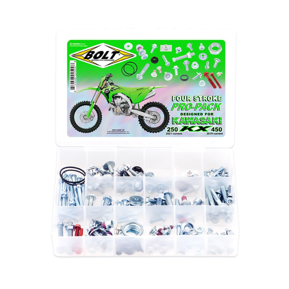 BOLT PRO PACK FASTENER KIT KAWASAKI KX250F 21 - 25, KX450F 19 - 25 - ACE Race Shop