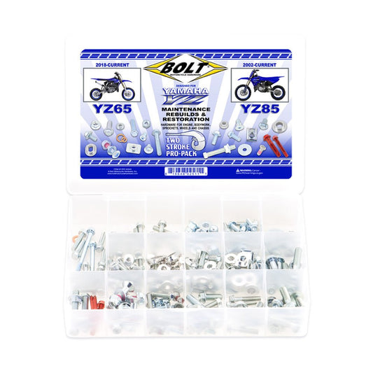 BOLT PRO PACK FASTENER KIT YAMAHA YZ65 18 - 25, YZ85 02 - 25 - ACE Race Shop