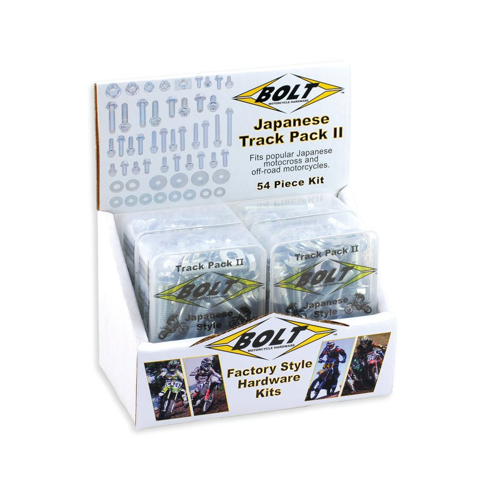 BOLT TRACK PACK FASTENER KIT 6PC BOX SET JAPANESE STYLE - ACE Race Shop