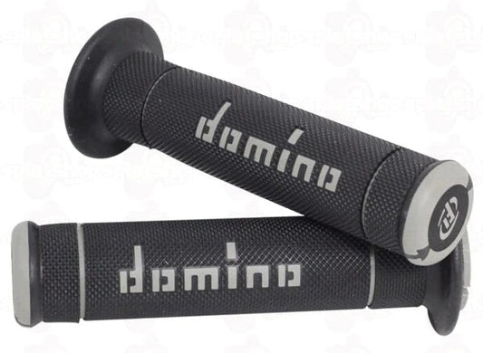 DOMINO TRIALS GRIPS - GREY (PAIR) - ACE Race Shop