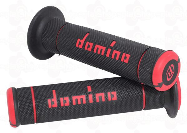 DOMINO TRIALS GRIPS - RED (PAIR) - ACE Race Shop