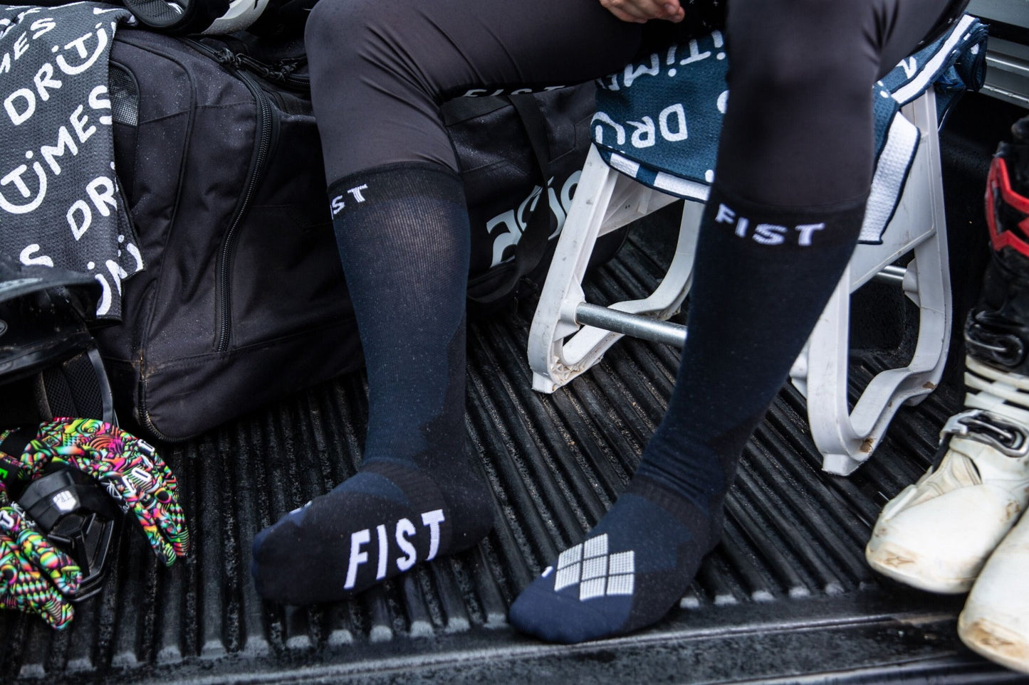 FIST ADULT MX MOTOCROSS ENDURO KNEE BRACE SOCKS (PAIR) - ACE Race Shop