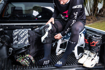 FIST ADULT MX MOTOCROSS ENDURO KNEE BRACE SOCKS (PAIR) - ACE Race Shop