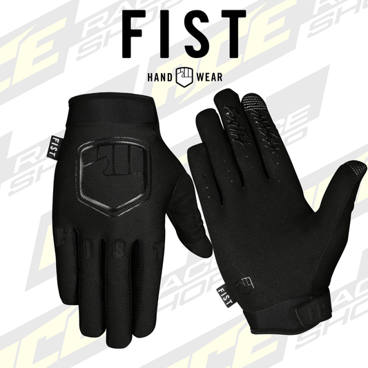 FIST BLACK STOCKER GLOVES - ADULTS MX MOTOCROSS ENDURO MTB GLOVE - ACE Race Shop