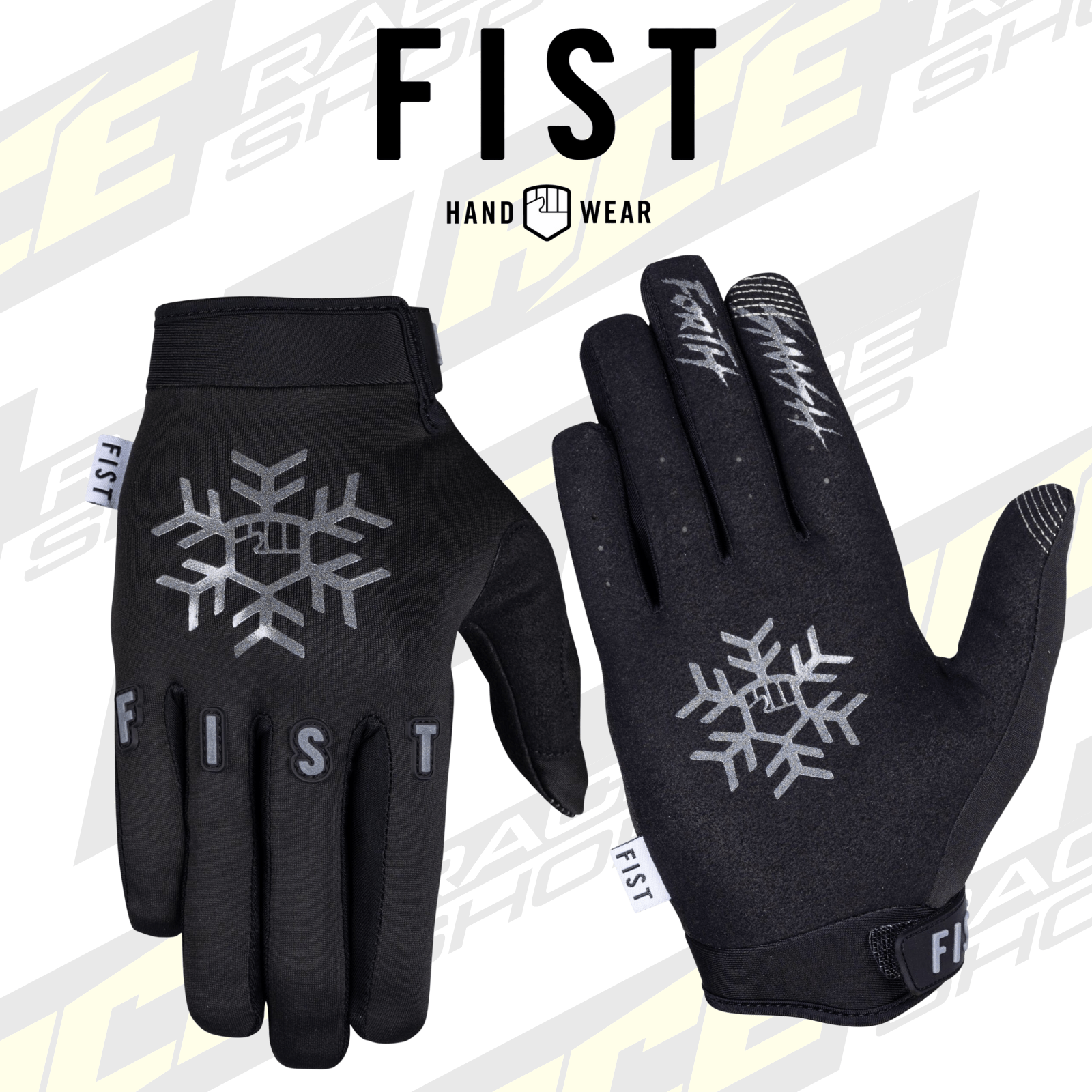 FIST FROSTY FINGERS SNOWFLAKE GLOVES - ADULTS MX MOTOCROSS ENDURO MTB GLOVE - ACE Race Shop