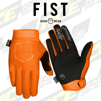 FIST ORANGE STOCKER GLOVES - ADULTS MX MOTOCROSS ENDURO MTB GLOVE - ACE Race Shop