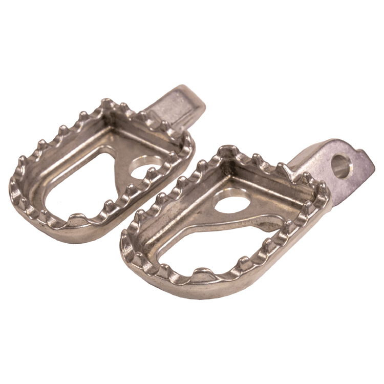 FOOT PEG TRIAL ALUMINIUM - ADJUSTABLE 60MM WIDE - ACE Race Shop
