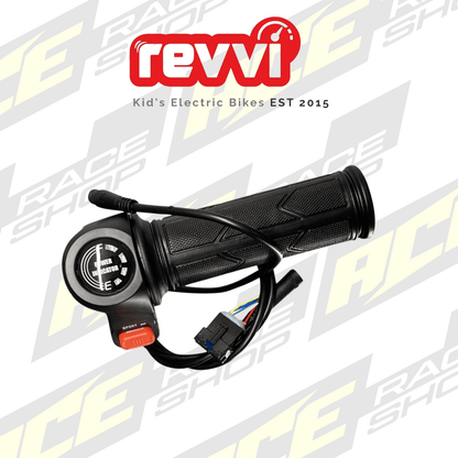 Full grip twist throttle 22mm - To fit Revvi 12" + 16" + 16 Plus with 22mm bar - ACE Race Shop