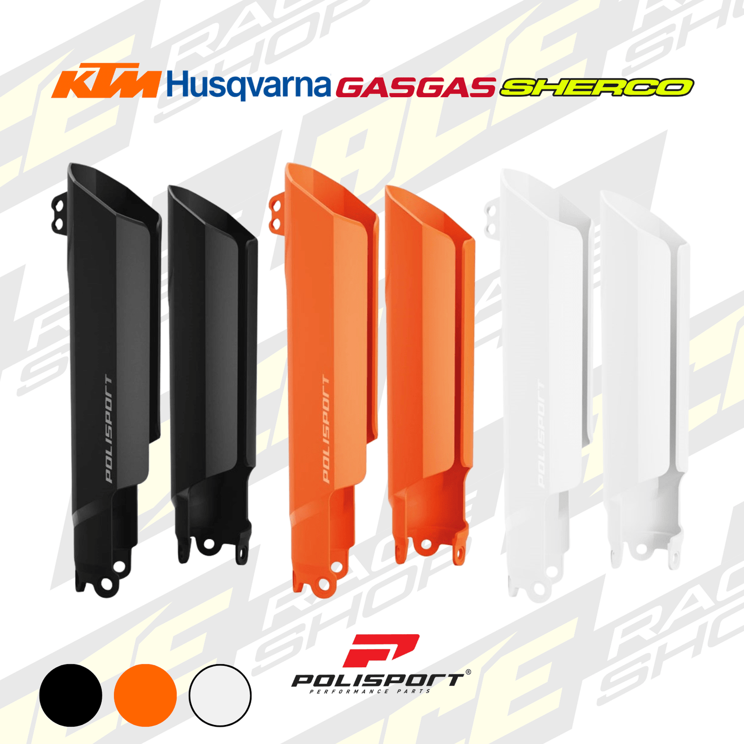 FULL WRAP FORK GUARD KTM/HUSKY/GAS/SHER 2015 - 2026 - ACE Race Shop