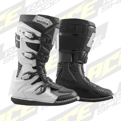 Gaerne GX - 1 Black/White/Grey MX Motocross/Enduro Boots - ACE Race Shop