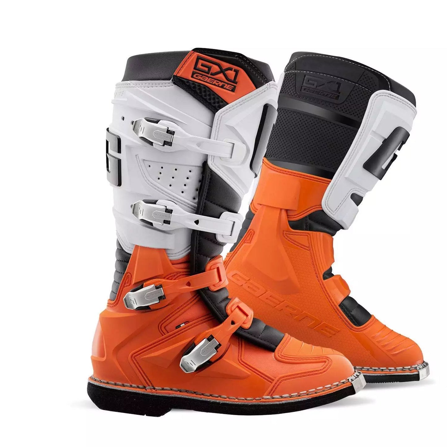 Gaerne GX 1 - Orange/White MX Boots - ACE Race Shop