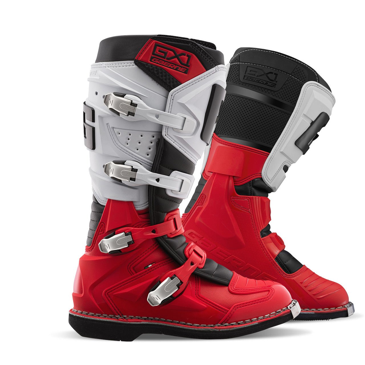 Gaerne GX 1 - Red/White MX Boots - ACE Race Shop