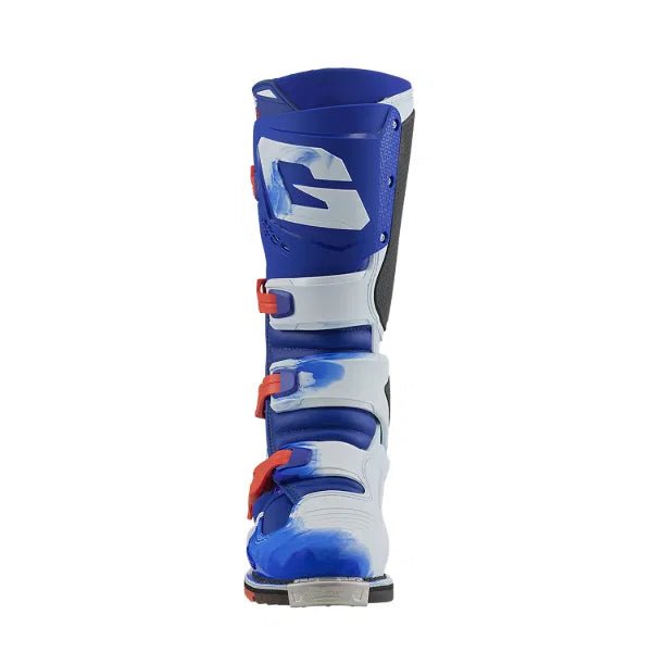 Gaerne SG22 Blue/Red/White Hurricane MX Boots - ACE Race Shop