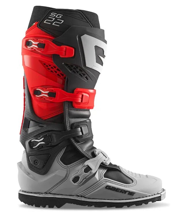 Gaerne SG22 Gore - Tex Enduro Red/Black/Grey Limited Edition Boots - ACE Race Shop