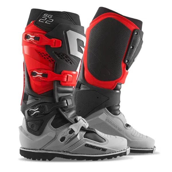 Gaerne SG22 Gore - Tex Enduro Red/Black/Grey Limited Edition Boots - ACE Race Shop