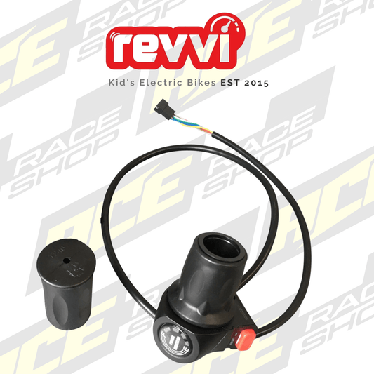 Half grip twist throttle 22mm – To fit Revvi 12″ + 16″ + 16″ Plus electric bikes - ACE Race Shop