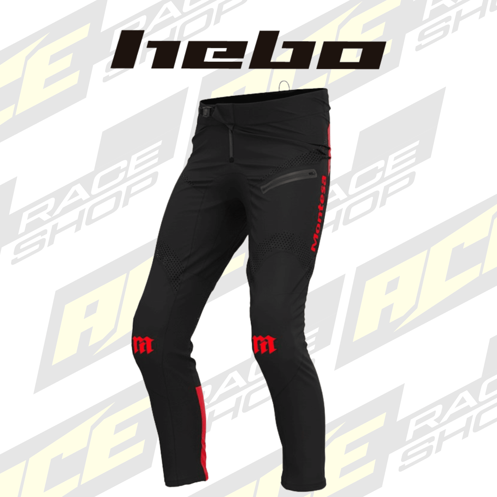 HEBO 2026 TRIALS PANT MONTESA CLASSIC TECH26 RED - ACE Race Shop